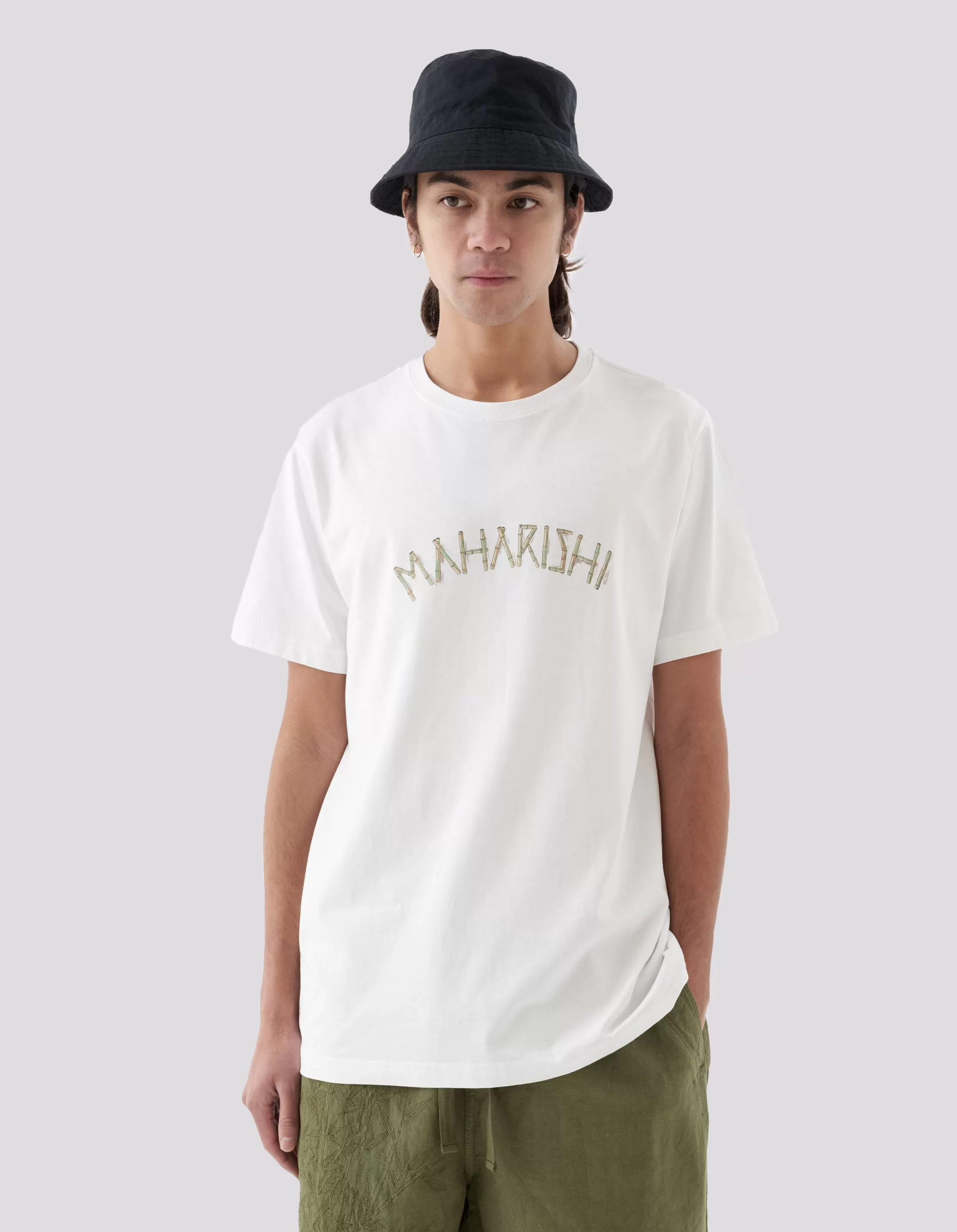 1278 Bamboo Maharishi T-Shirt White