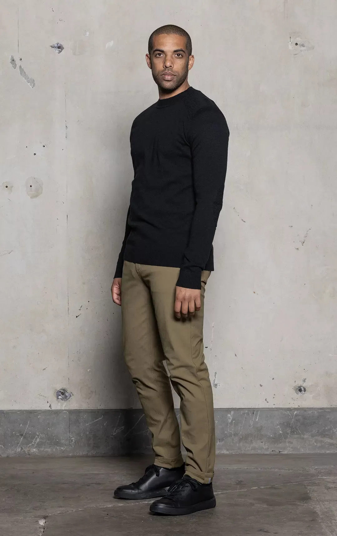 12GG MERINO BLEND CREW - CLEARANCE