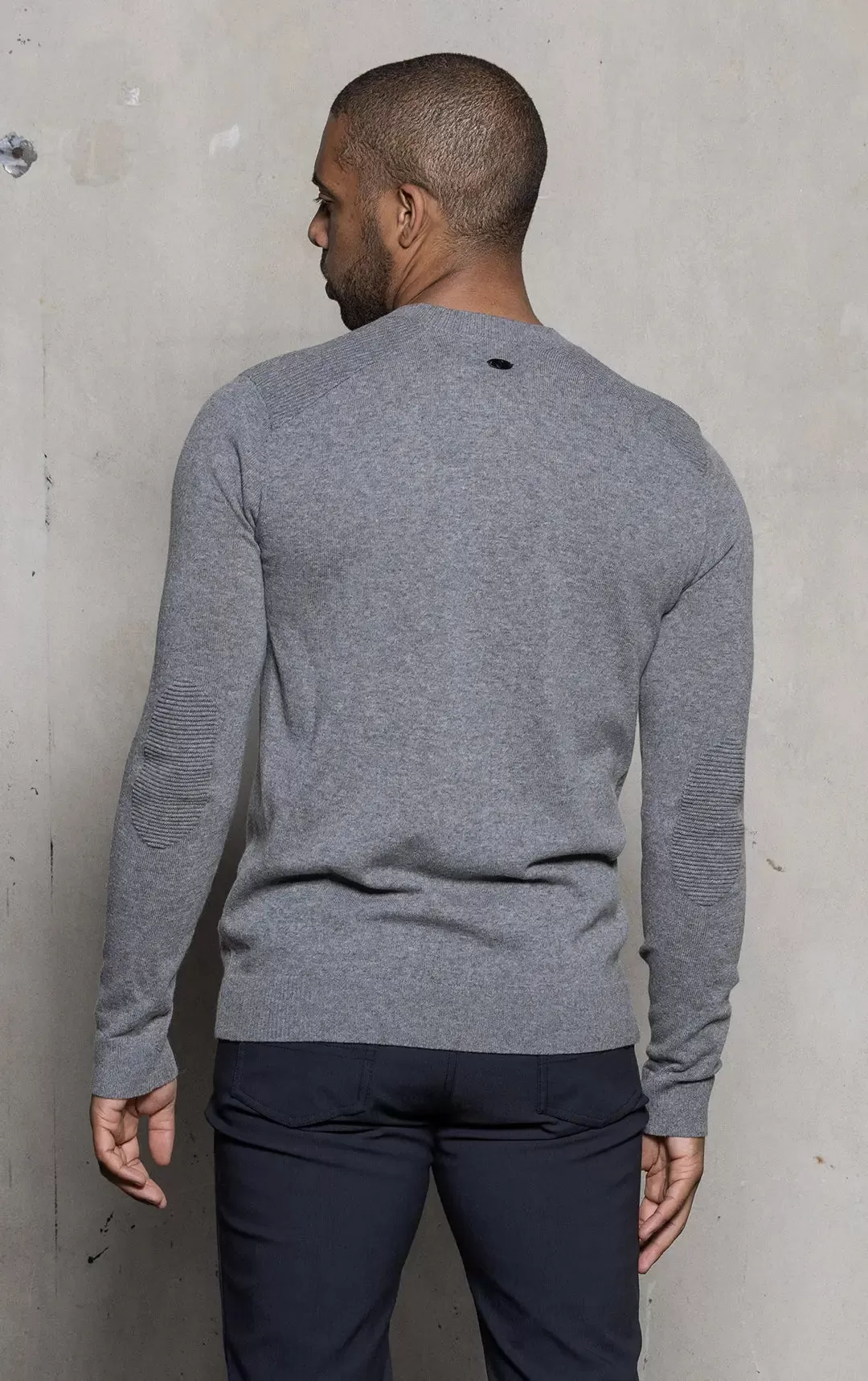 12GG MERINO BLEND CREW - CLEARANCE