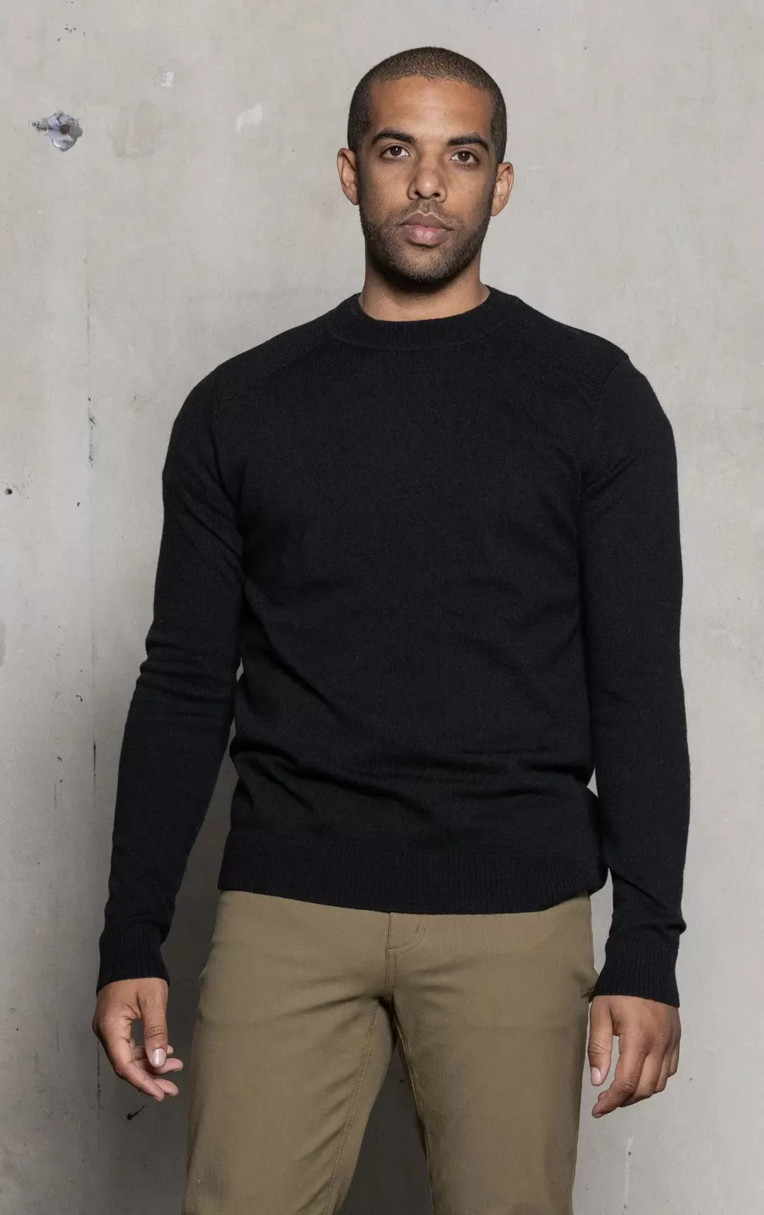 12GG MERINO BLEND CREW - CLEARANCE