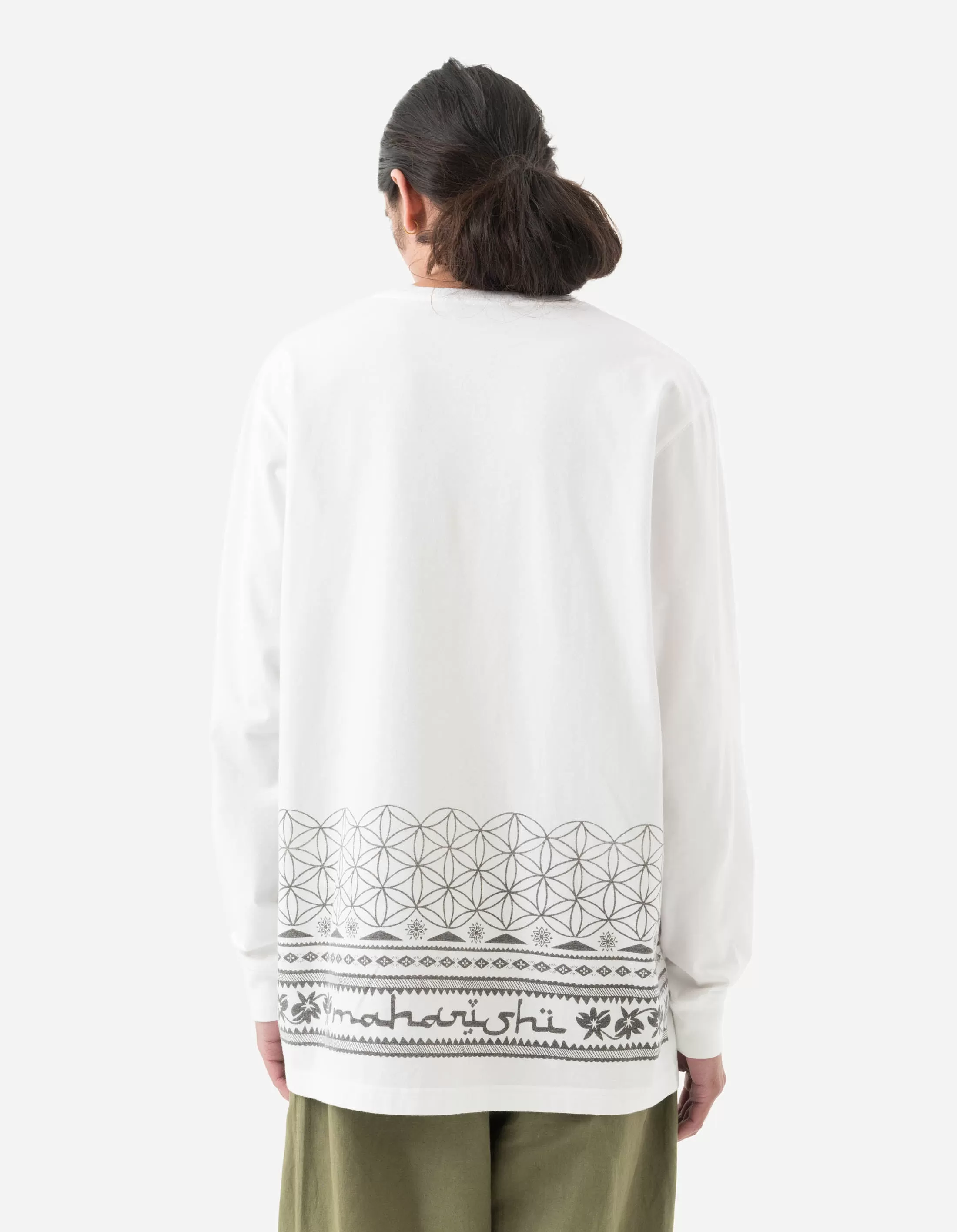 1352 Thar Maharishi L/S T-Shirt White