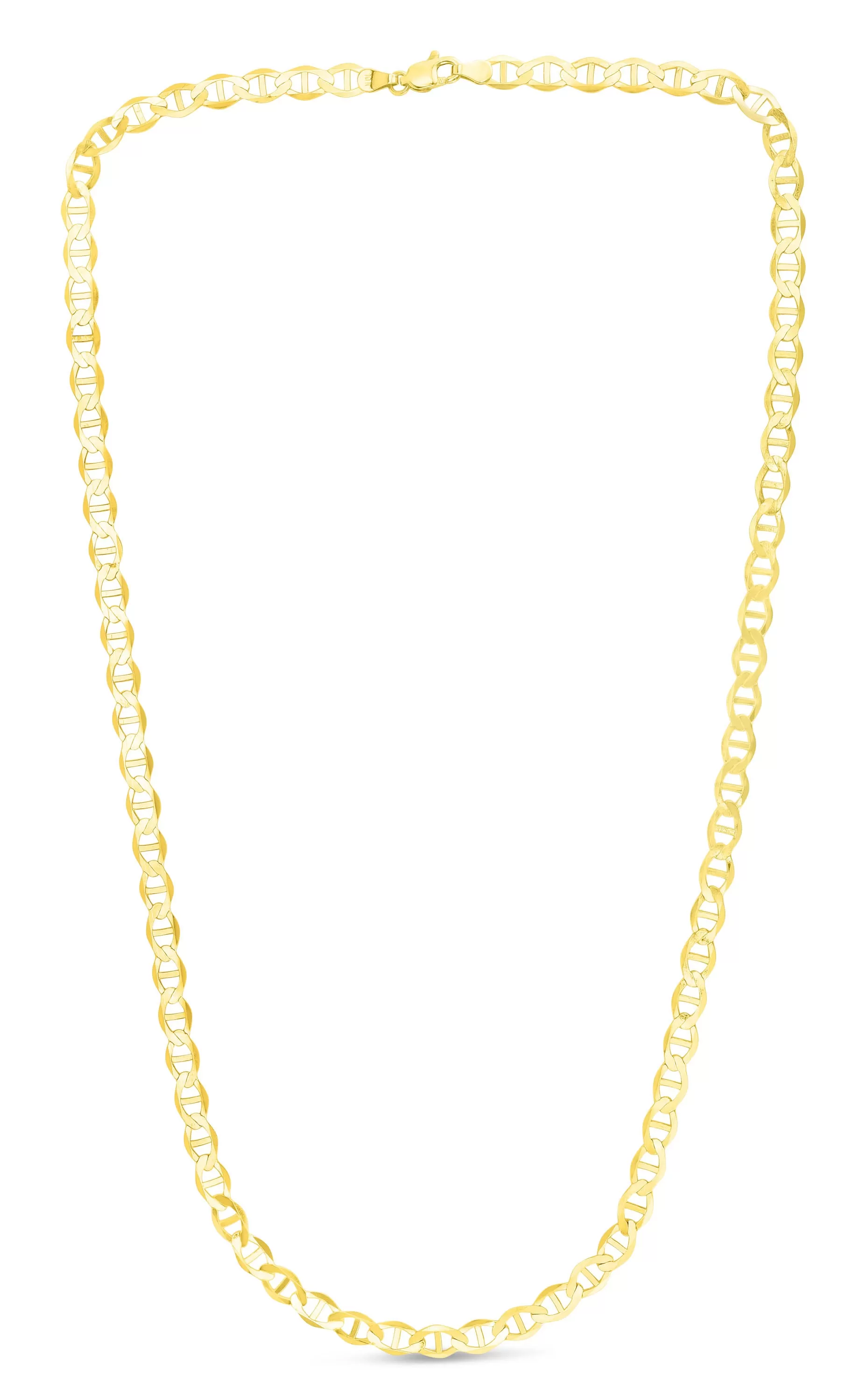 14K Gold 5.5mm Mariner Chain