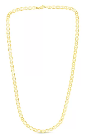 14K Gold 5.5mm Mariner Chain