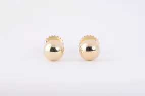 14k Yellow Gold Ball Stud Earrings (0.64g.)