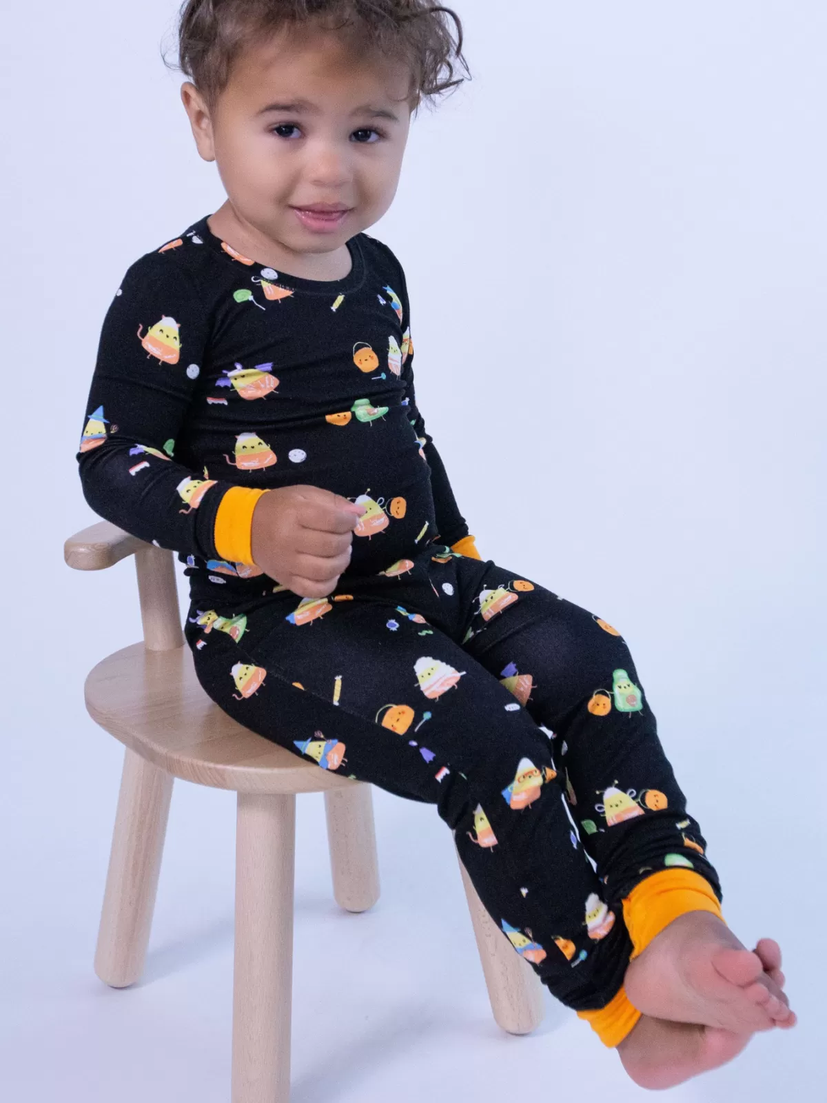 2-Piece Lounge Wear Set, Candy Corn