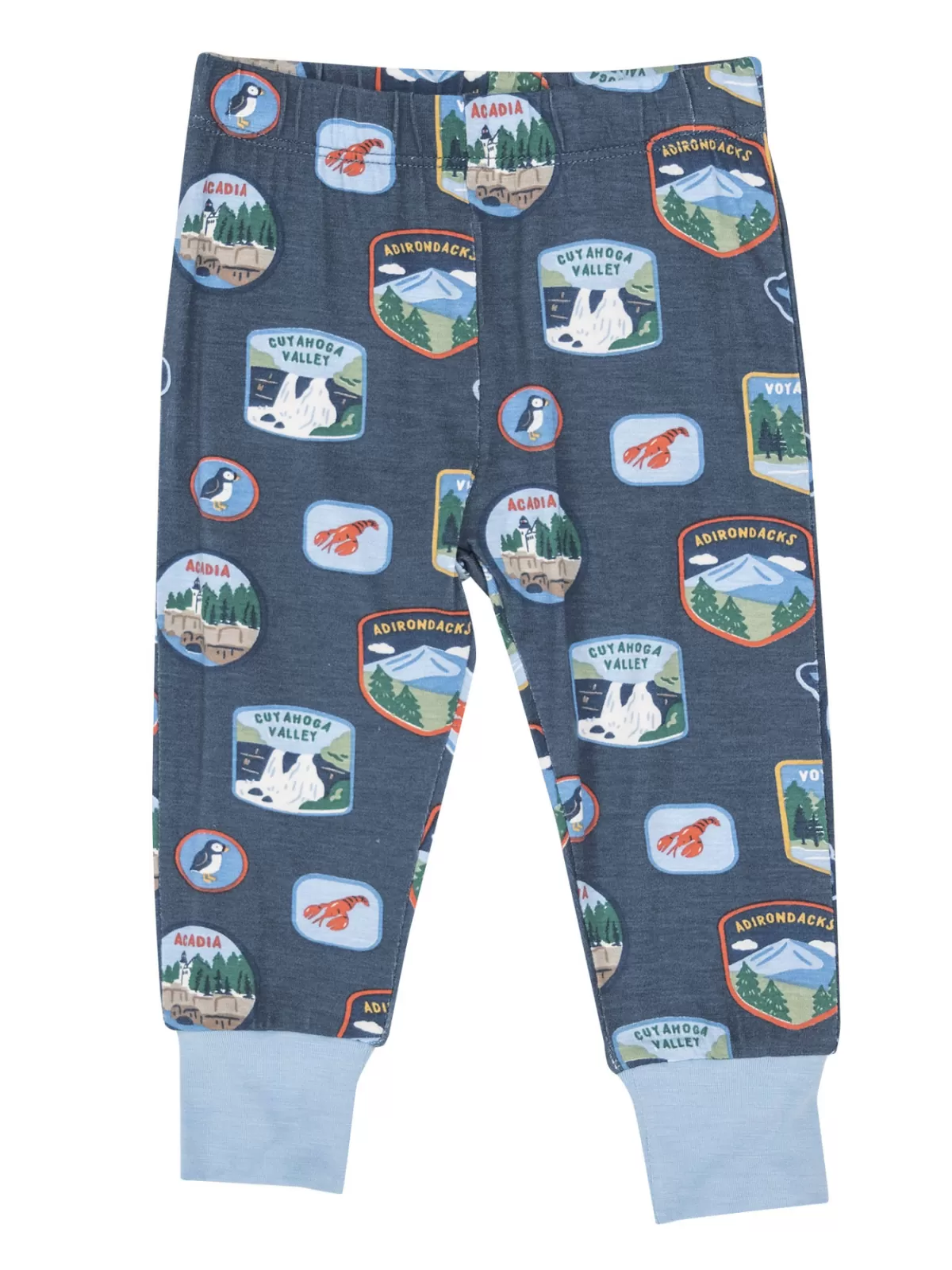 2-Piece Lounge Wear Set, National Park Patches New England