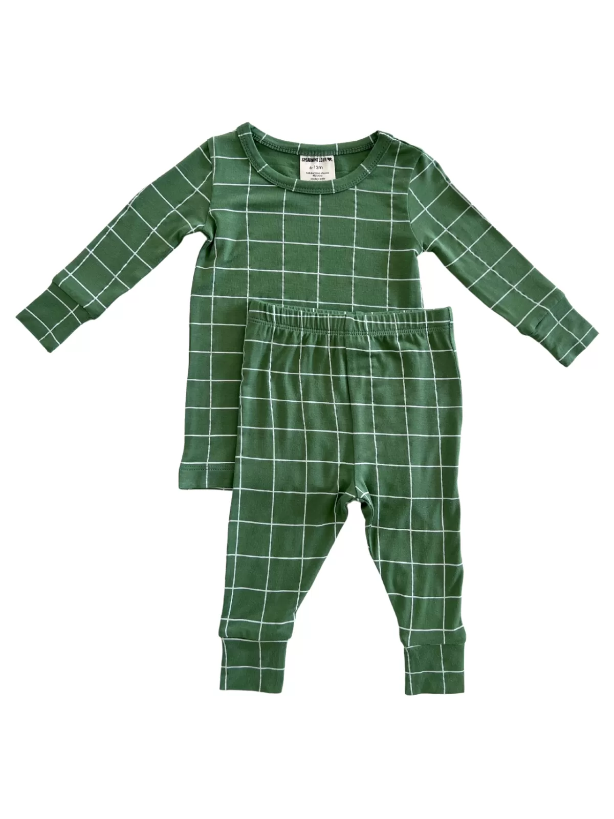 2-Piece Set, Basil Windowpane