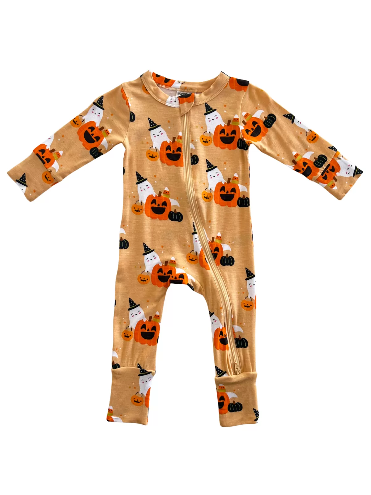 2-Way Convertible Zip Romper, Halloween Cluster