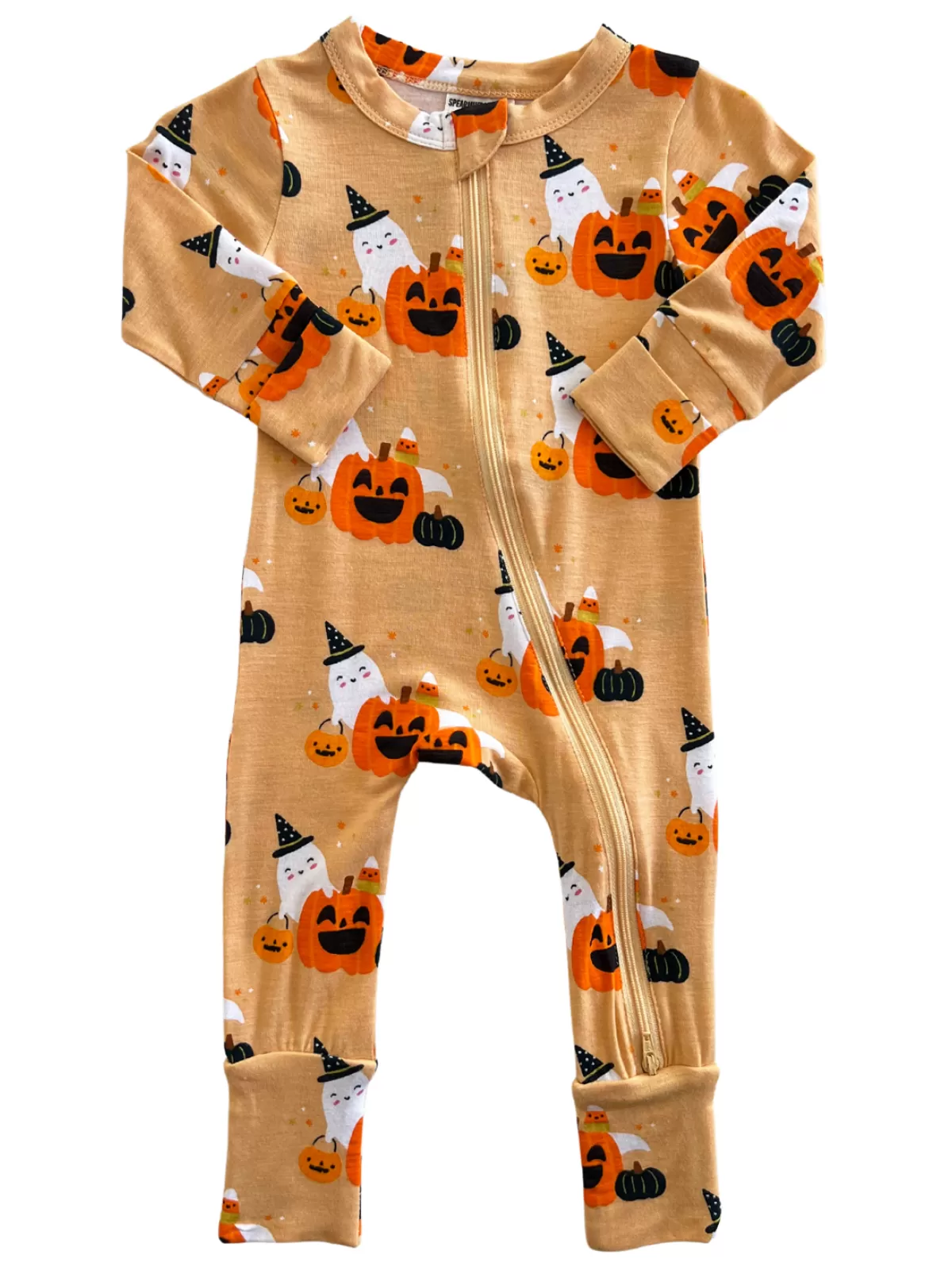 2-Way Convertible Zip Romper, Halloween Cluster