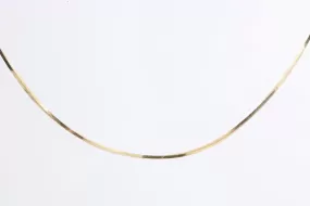 20" 14k Yellow Gold Box Snake Chain (6.93g.)