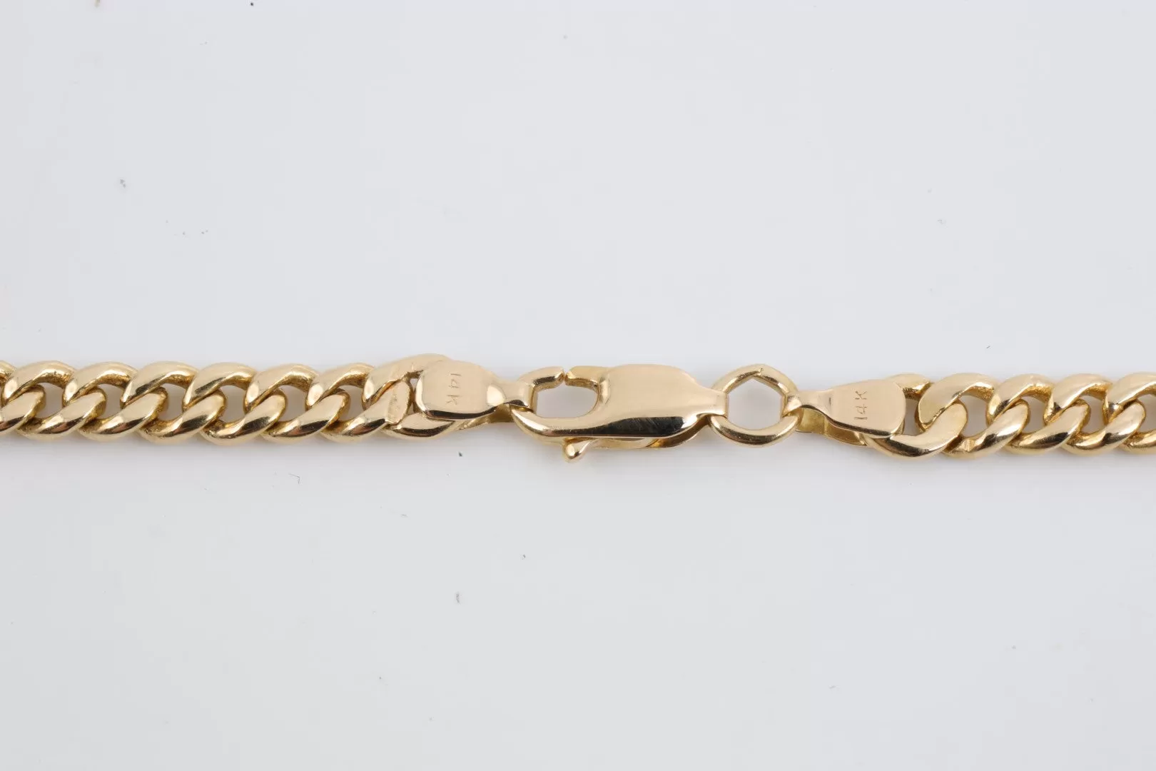 21" 14k Yellow Gold Curb Chain (23.56g.)