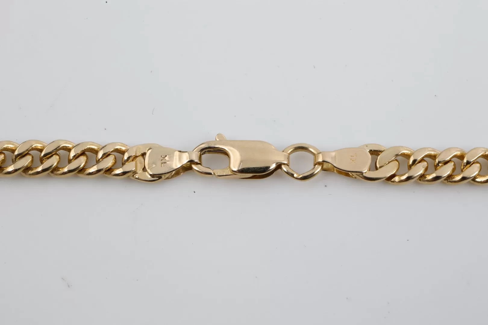 21" 14k Yellow Gold Curb Chain (23.56g.)