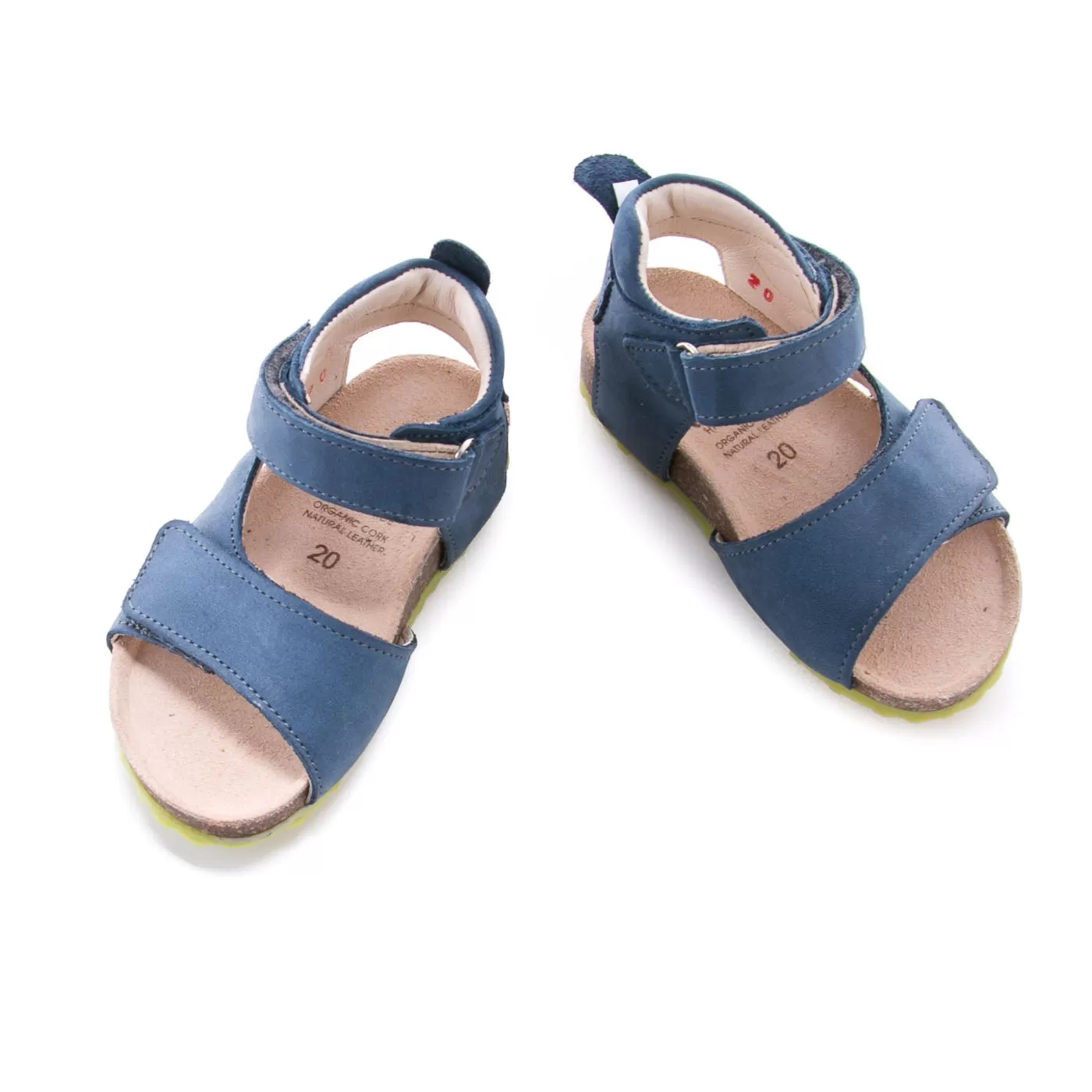 (2508-6/2509-6) Emel navy blue velcro sandals