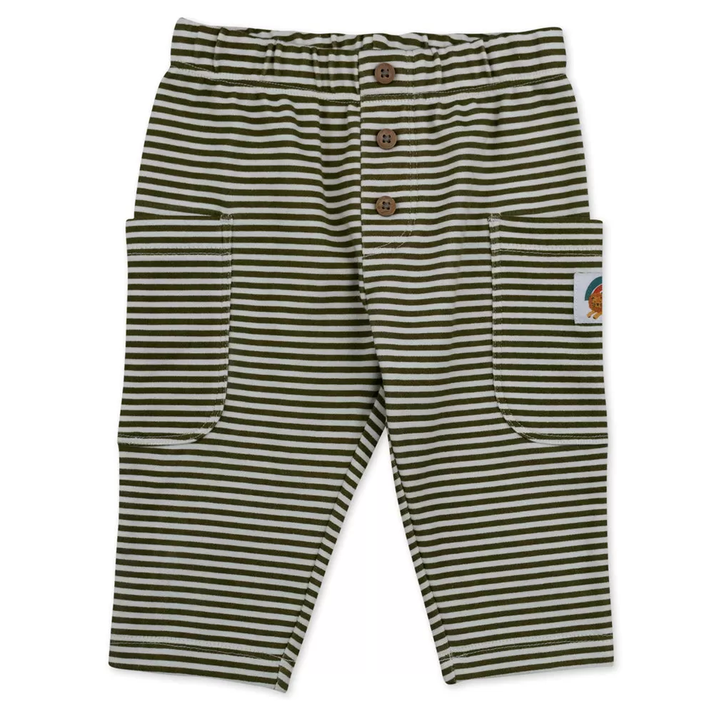 3-Piece Organic Cotton Lion Pant Set