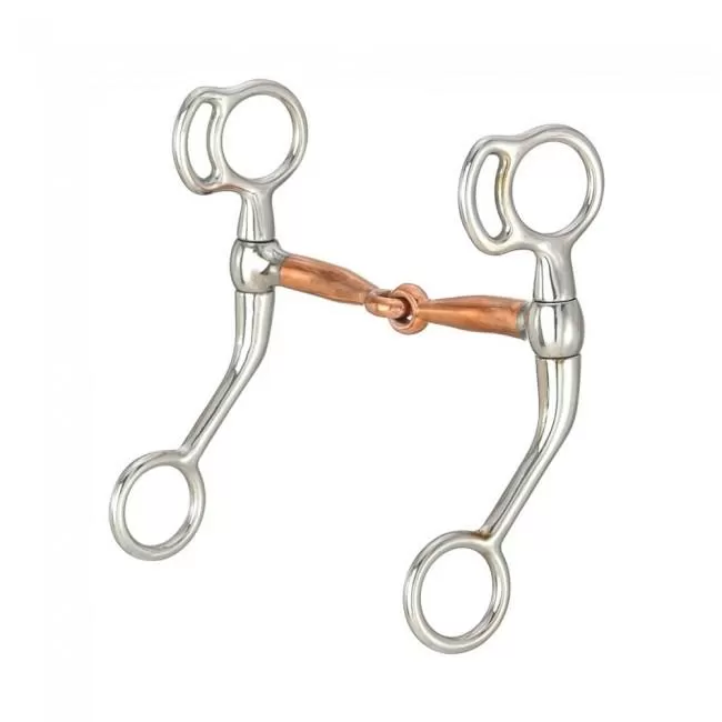 4" COPPER SNAFFLE PONY BIT