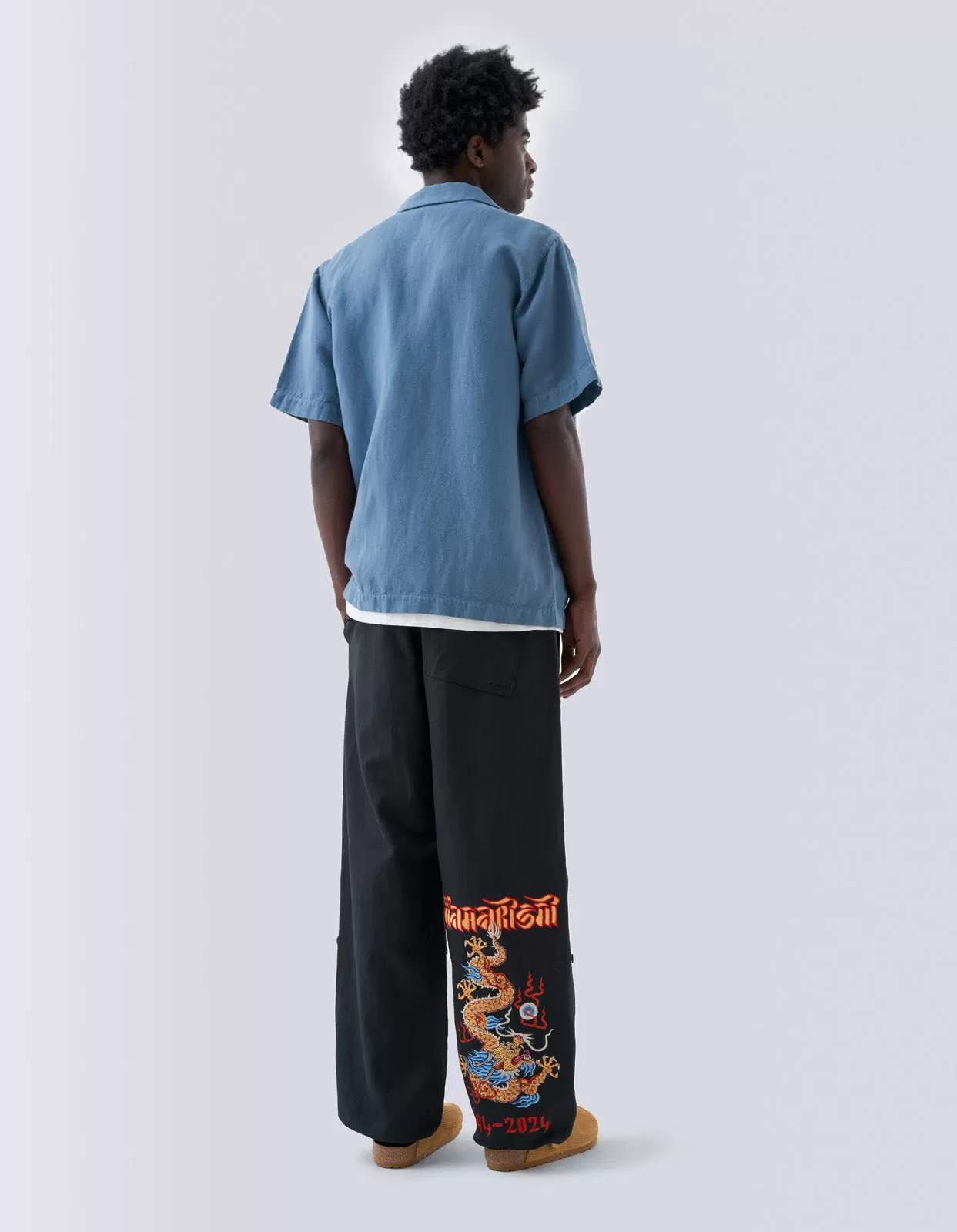 5021 Descending Dragon Loose Snopants® Black