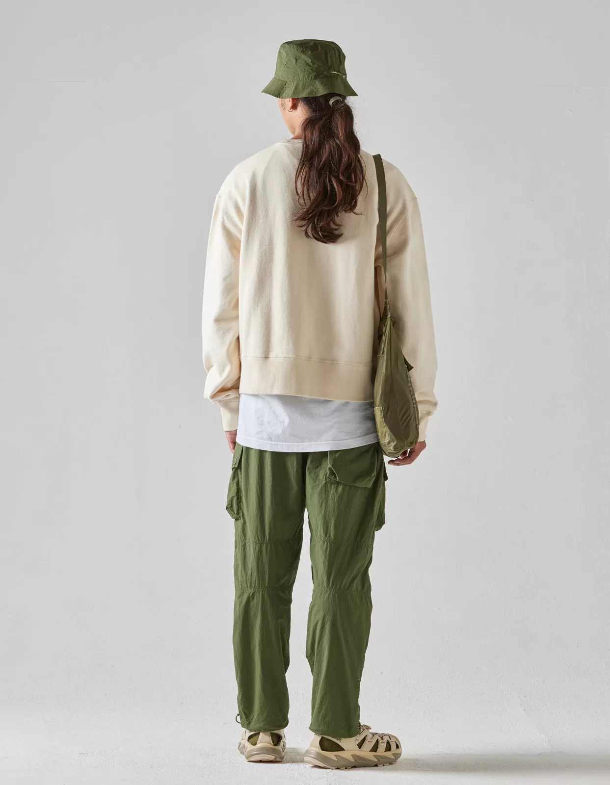 5040 Veg Dyed Cargo Track Pants Olive