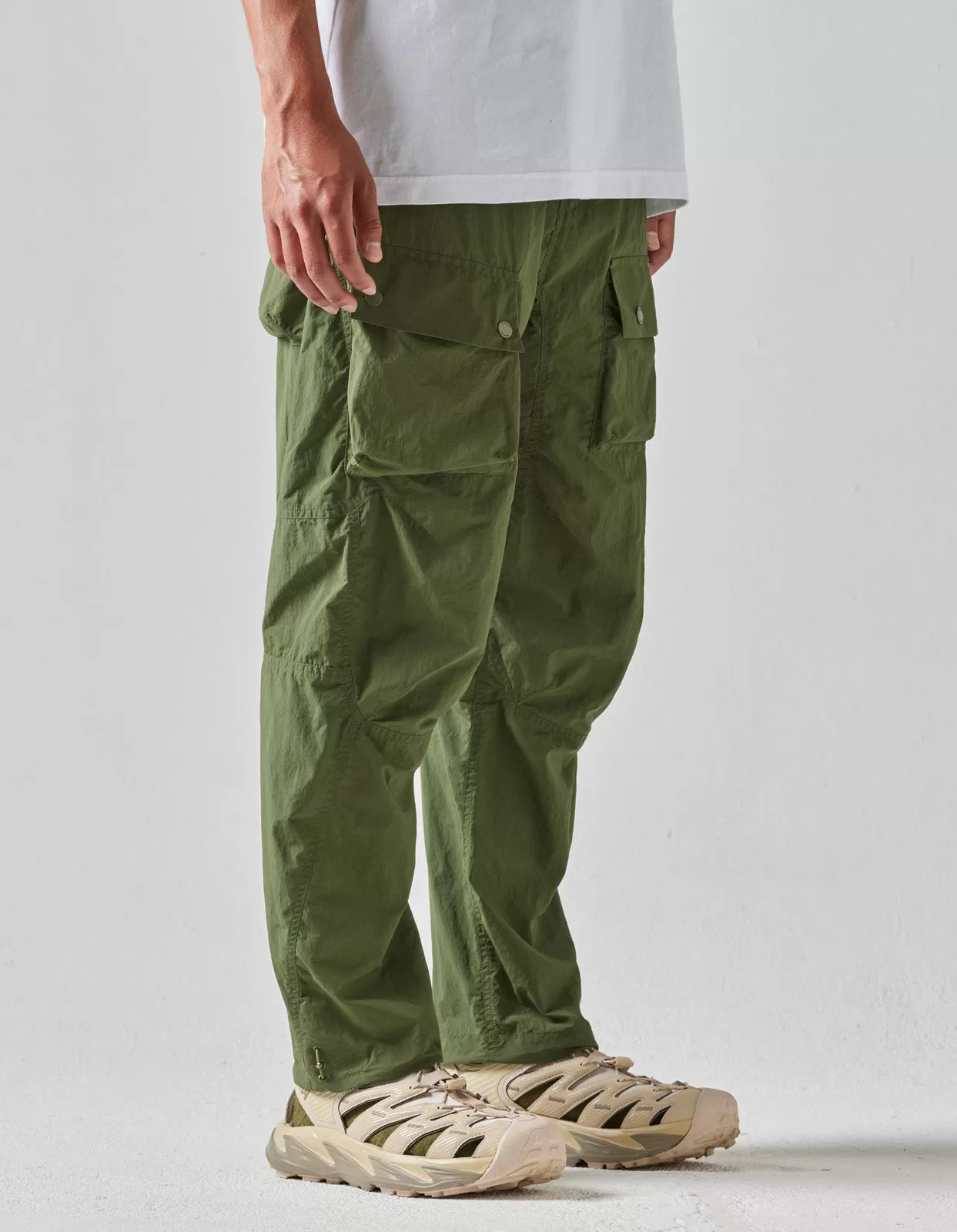 5040 Veg Dyed Cargo Track Pants Olive