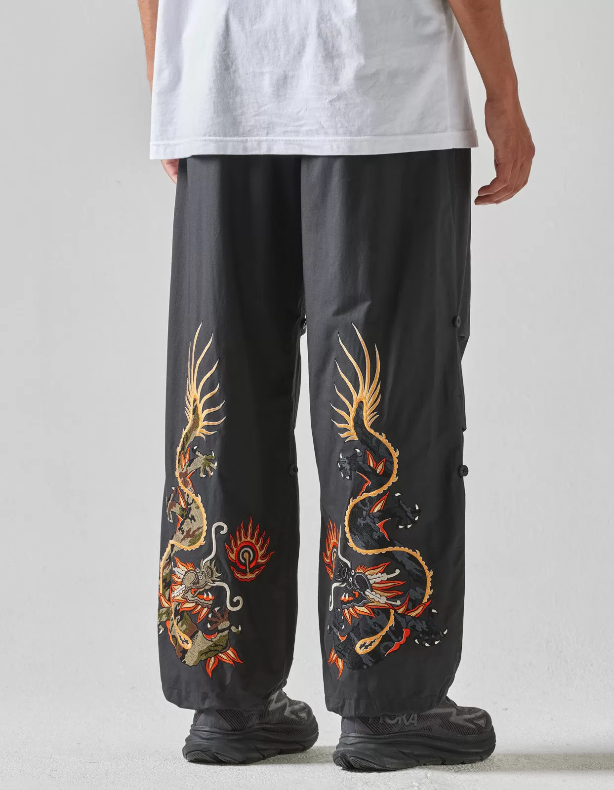 5064 Double Dragons Loose Snopants® Black