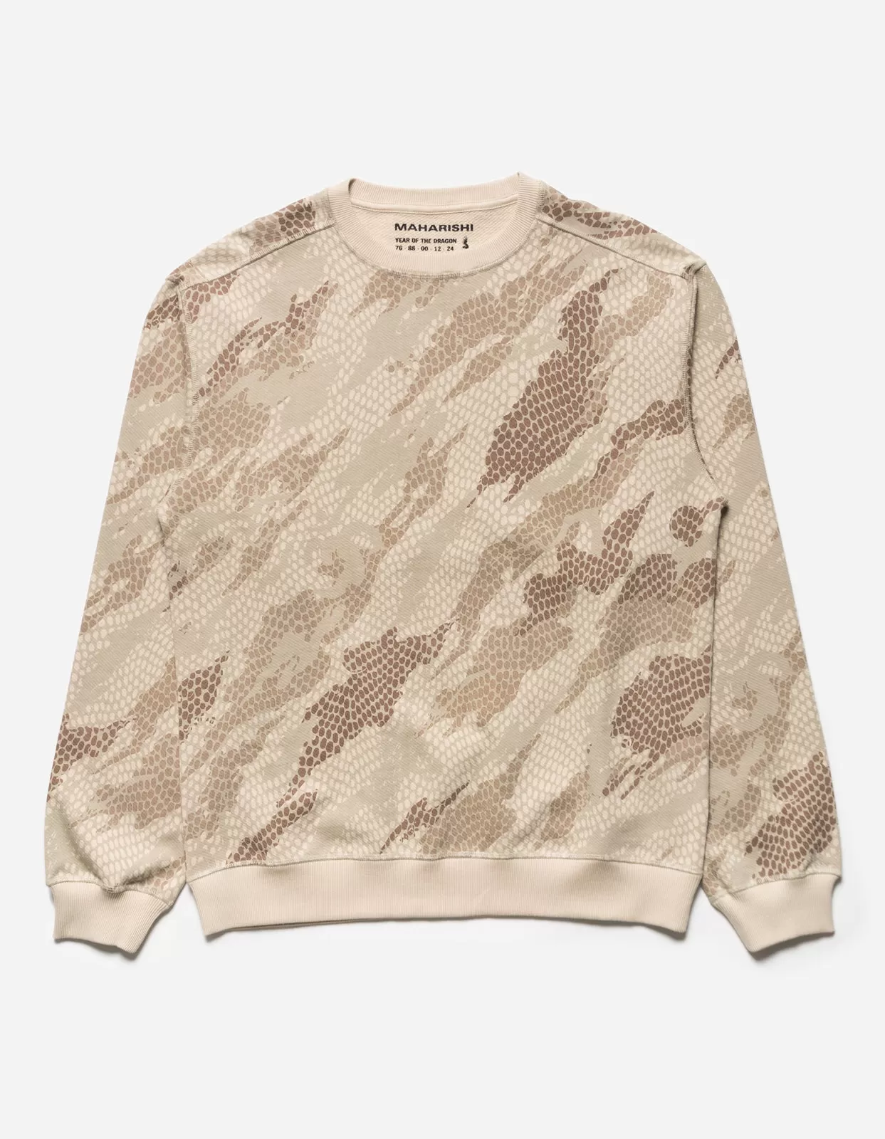 5067 Organic Camo Crew Sweat Desert