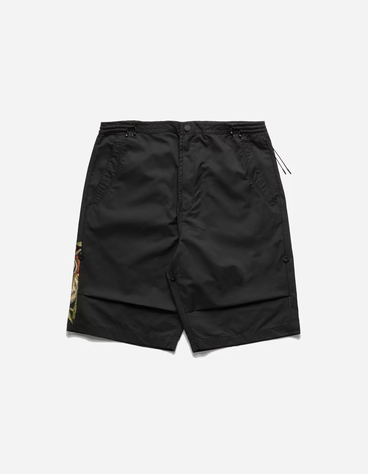 5099 Maha Tiger Loose Snoshorts Black