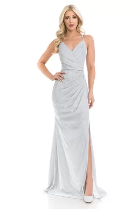 5222 Prom Dress Silver