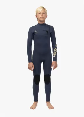 7 Seas Boys 4-3 Full Chest Zip Wetsuit, DST