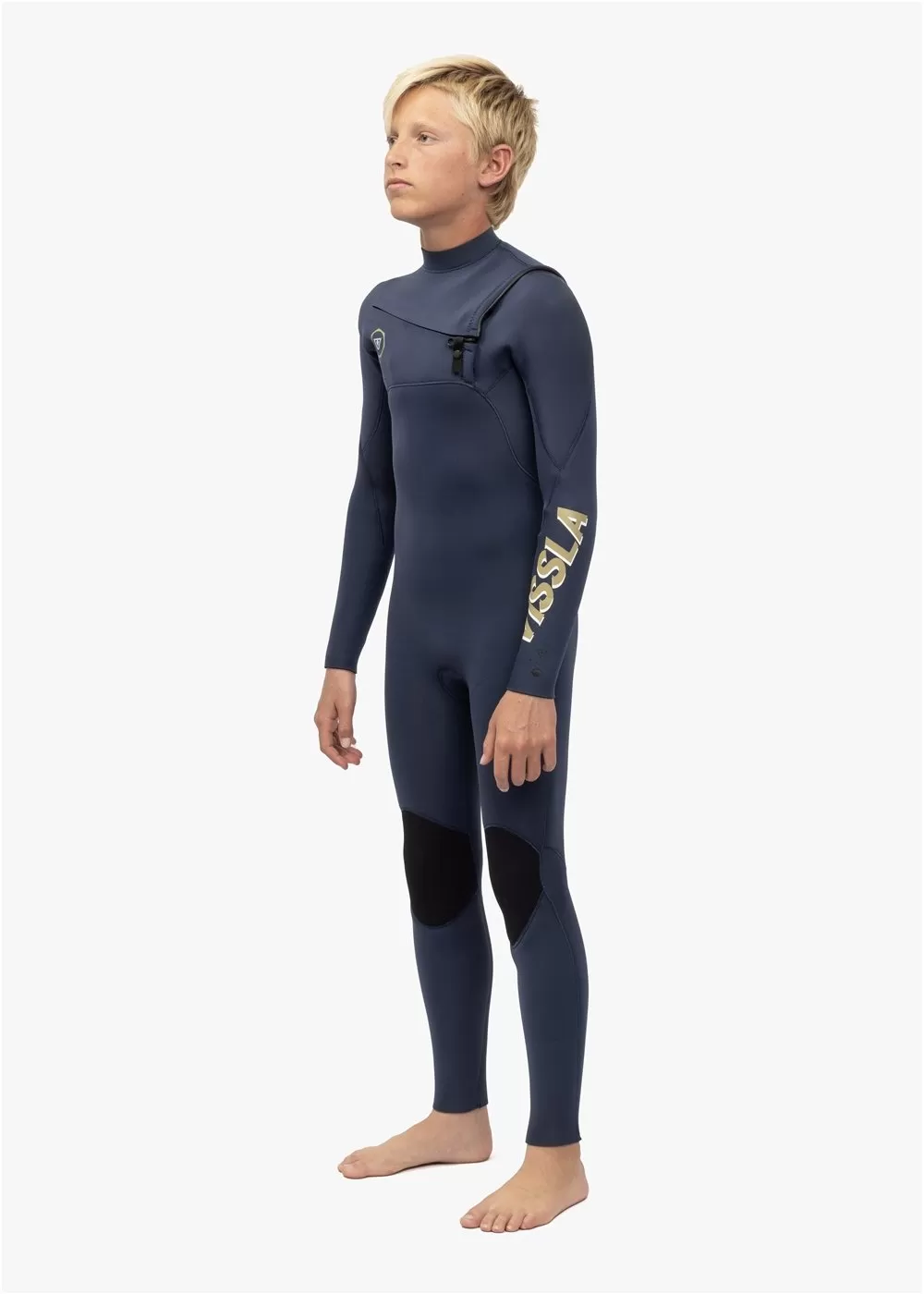 7 Seas Boys 4-3 Full Chest Zip Wetsuit, DST