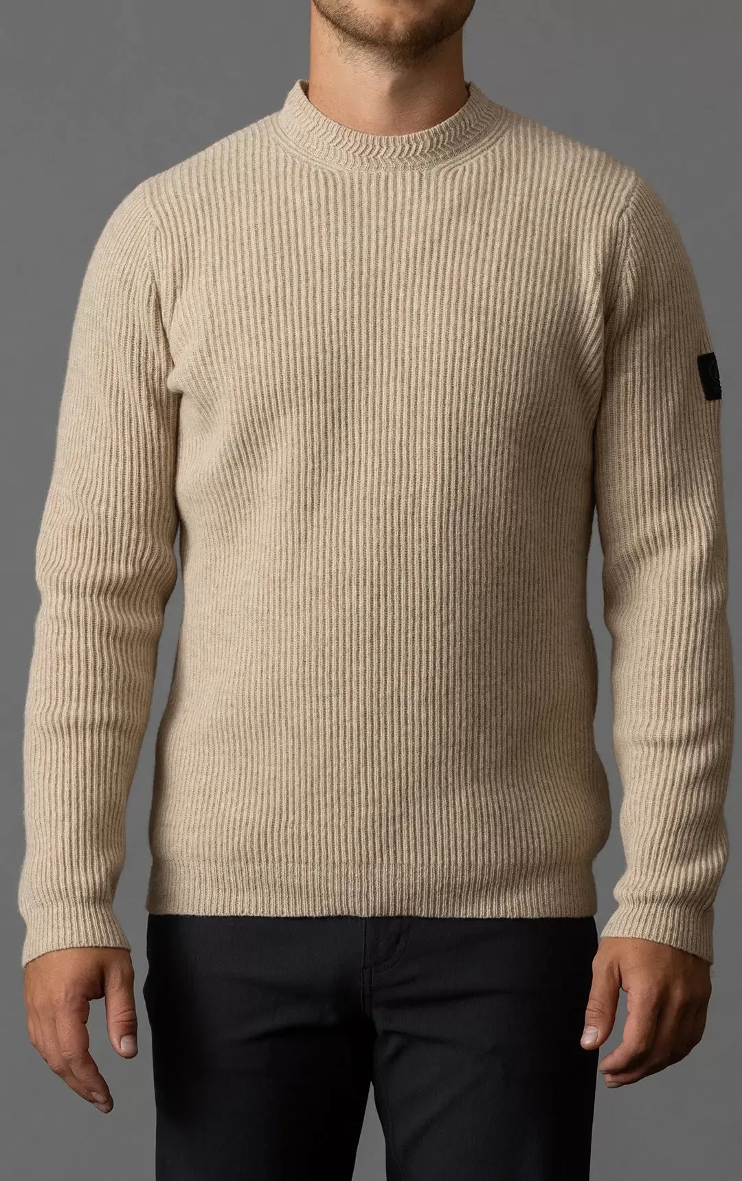 7GG WOOL BLEND CREW - CLEARANCE