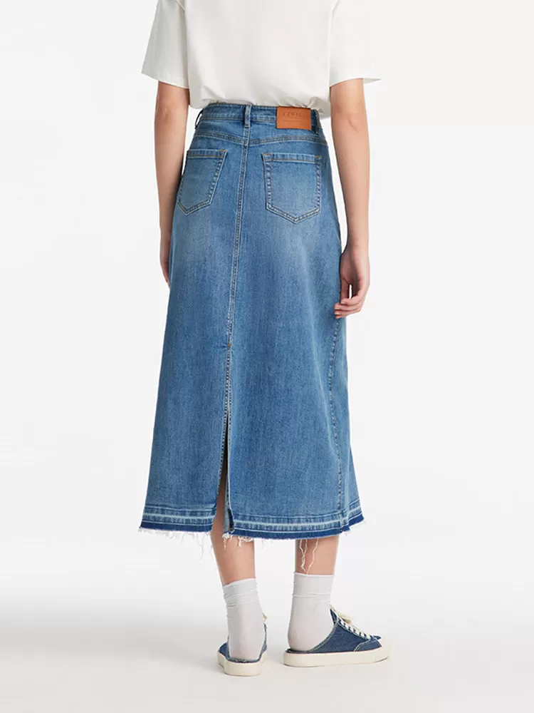 A-Line Denim Women Skirt