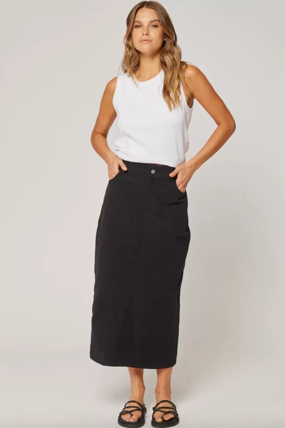 Abbit Skirt, Washed Black