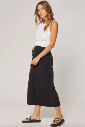 Abbit Skirt, Washed Black