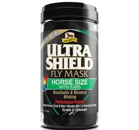 ABSORBINE ULTRASHIELD FLY MASK WITH EARS - HORSE SIZE