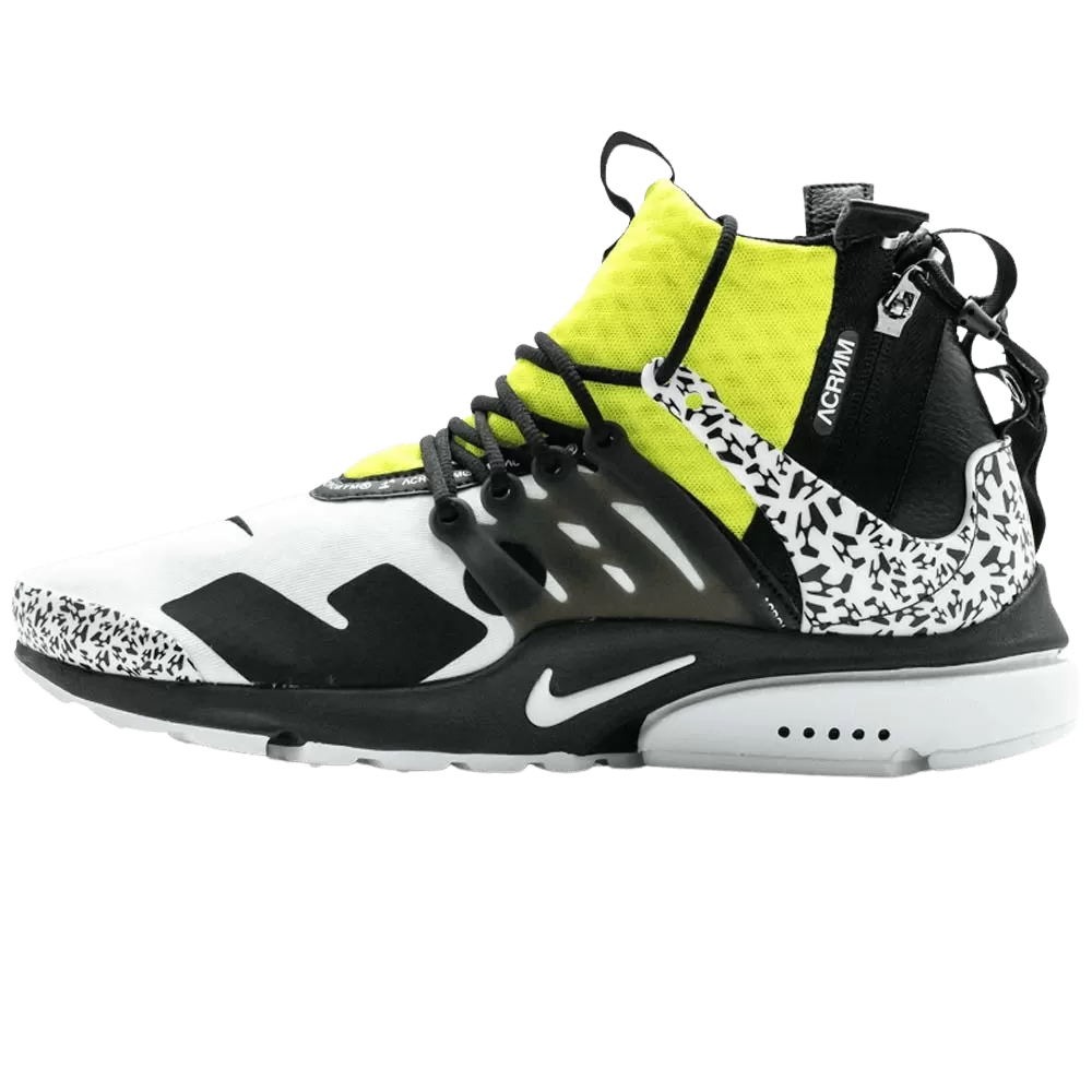 ACRONYM x Nike Air Presto Mid Dynamic Yellow