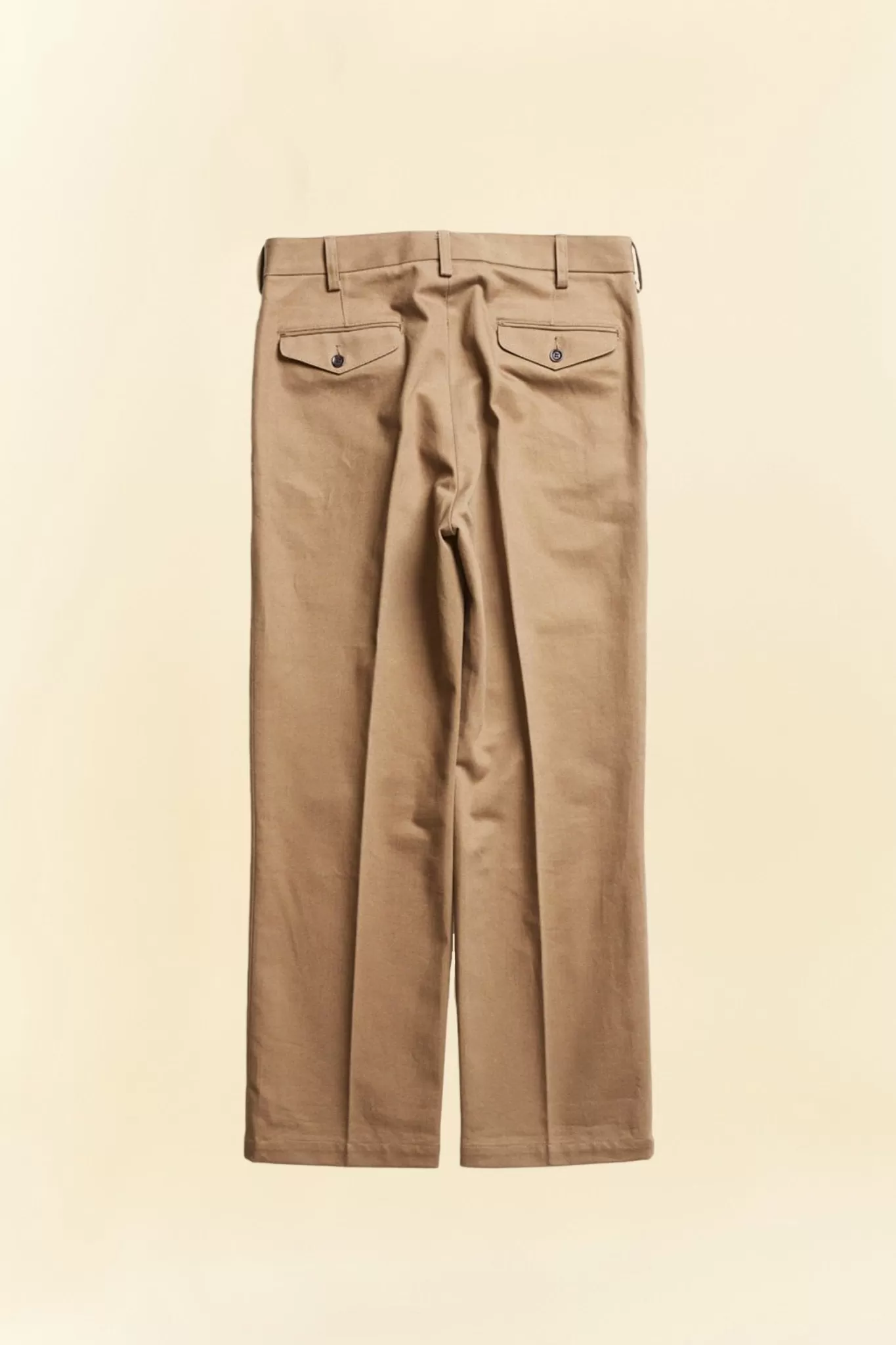 Addict Clothes Single Pleated Army Trousers - Khaki