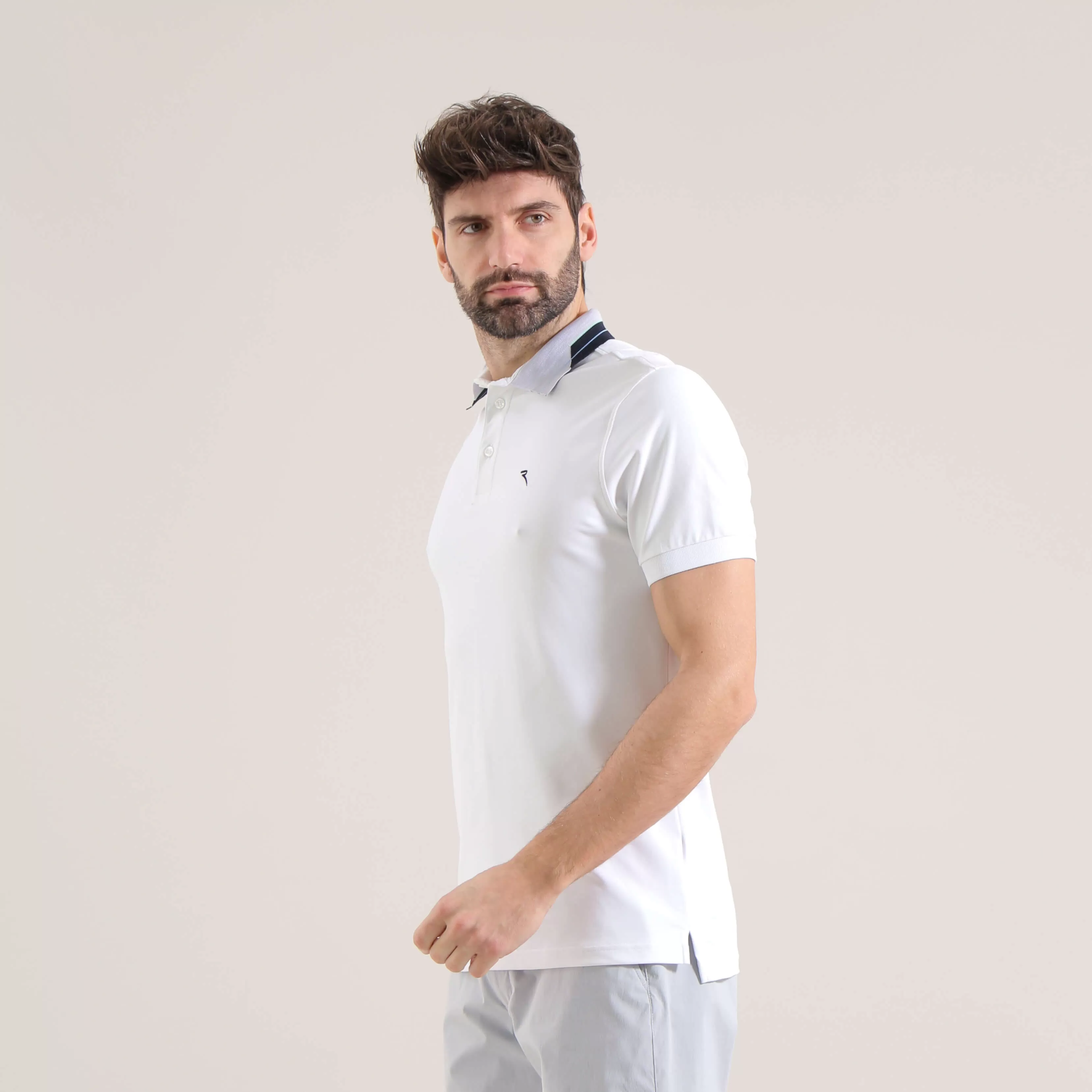 ADEMAS | DRY-MATIC® STRETCH PIQUET POLO