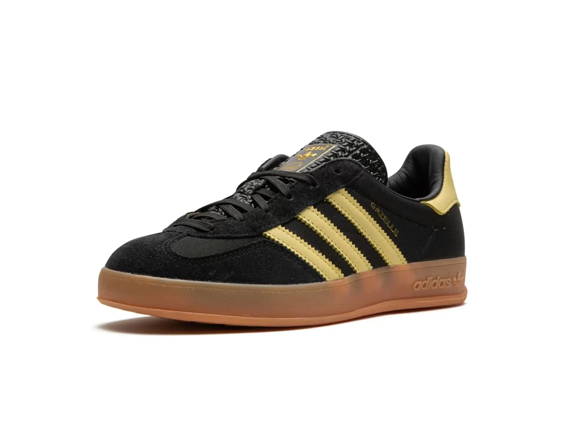 Adidas Gazelle Indoor "Black Almost Yellow Gum"