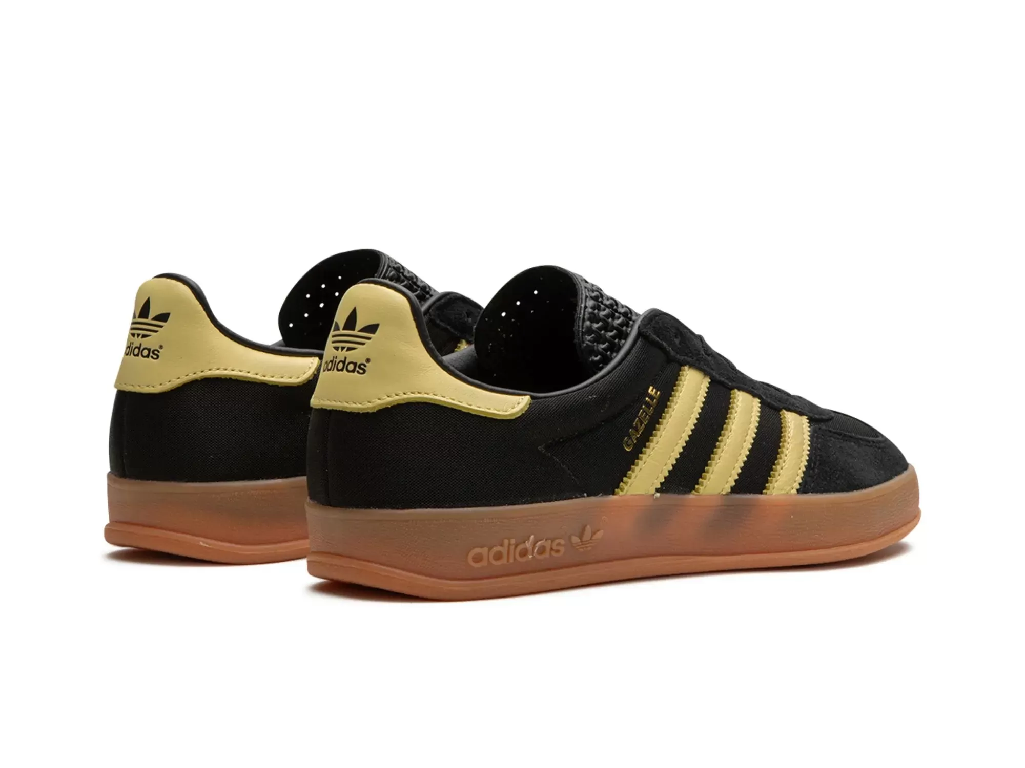 Adidas Gazelle Indoor "Black Almost Yellow Gum"