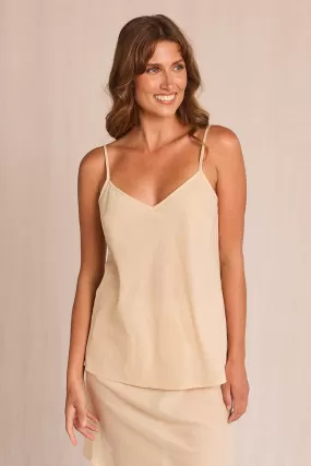 Adrift Cotton Cami in Ecru