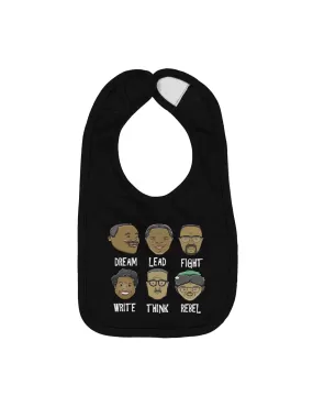 African American Activists Black History Infant Bib