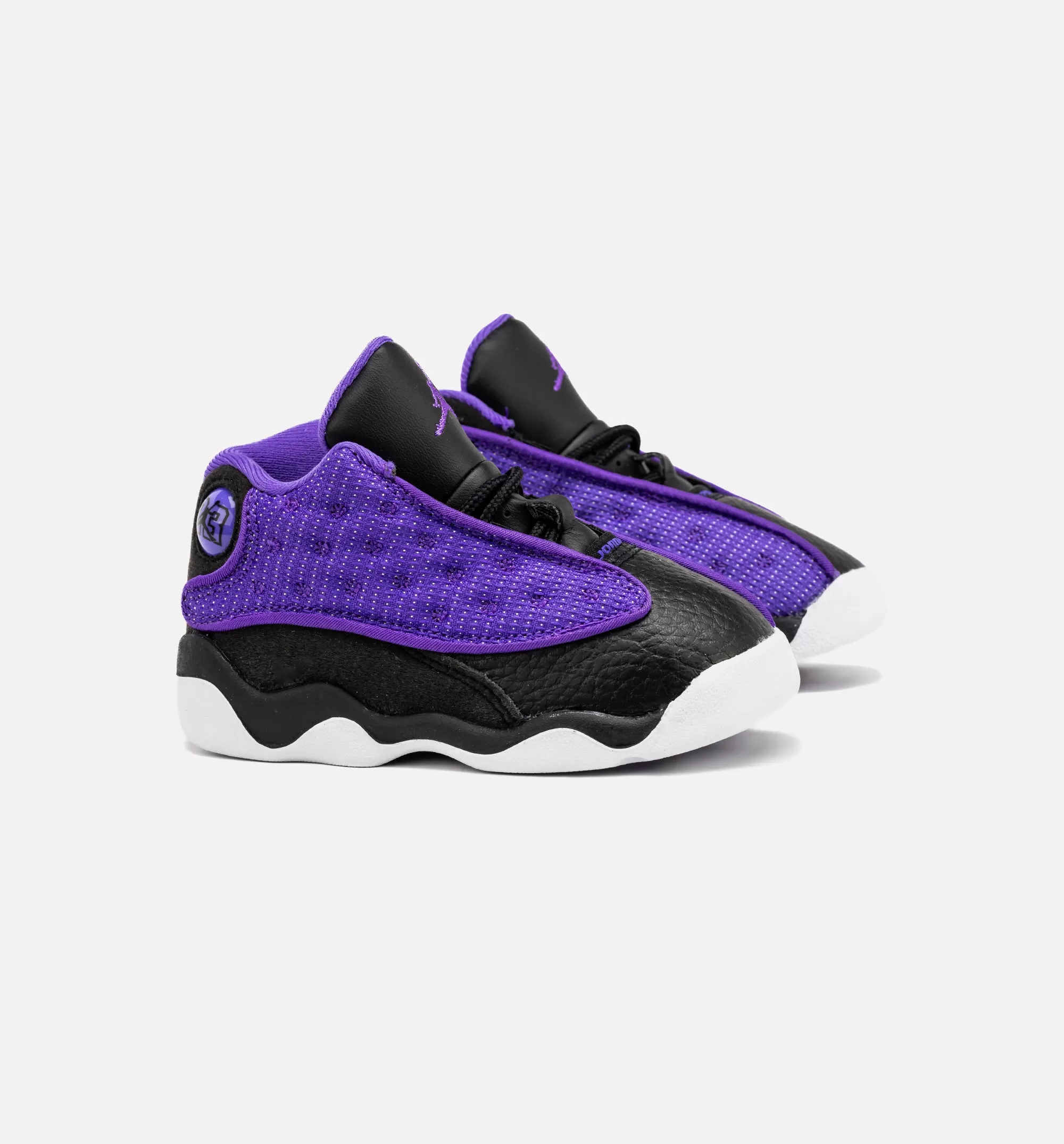 Air Jordan 13 Retro Purple Venom Infant Toddler Lifestyle Shoe - Black/Purple