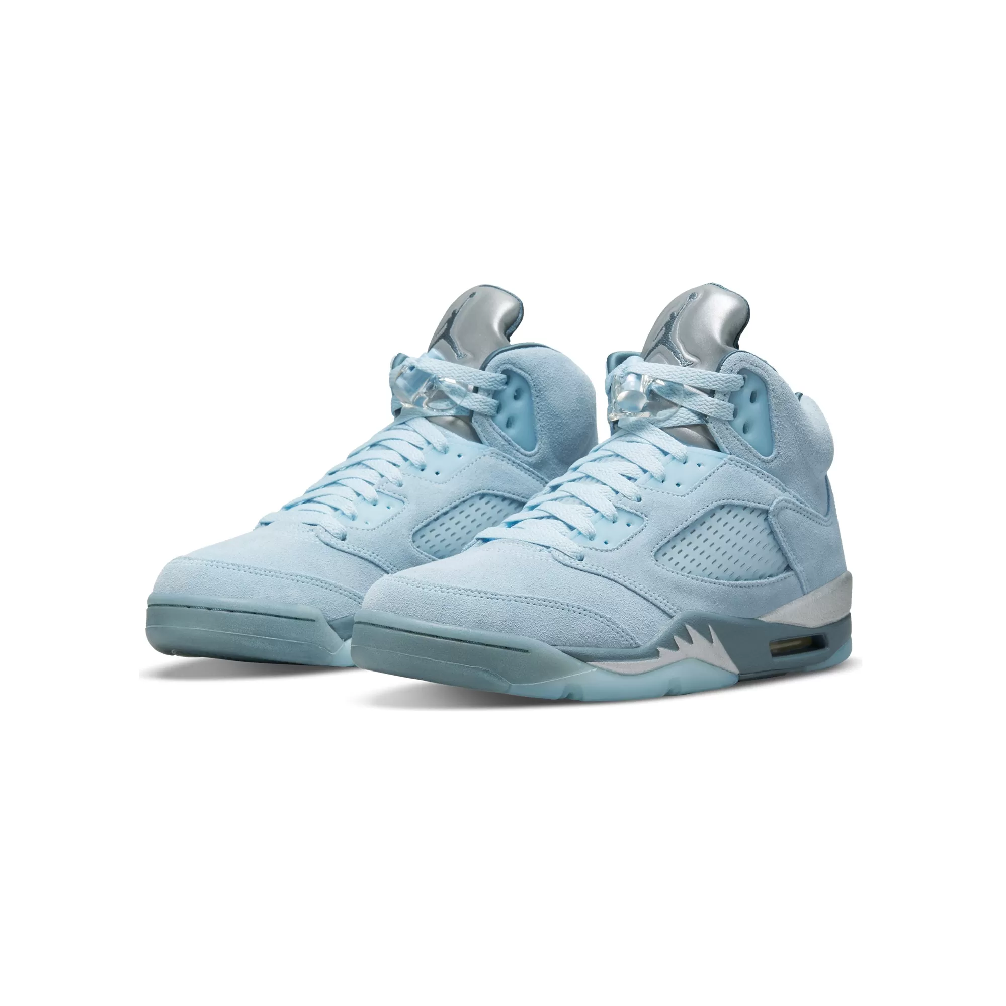 Air Jordan Womens 5 Retro Shoes 'Ice/Blue'