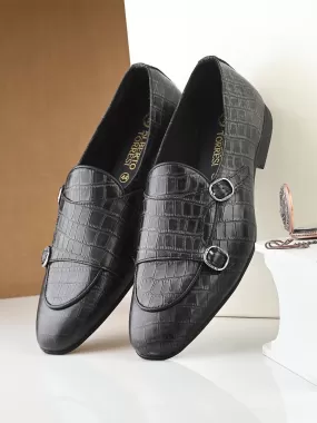 Alberto Torresi Genuine Leather Shoes Olve Monk Strap