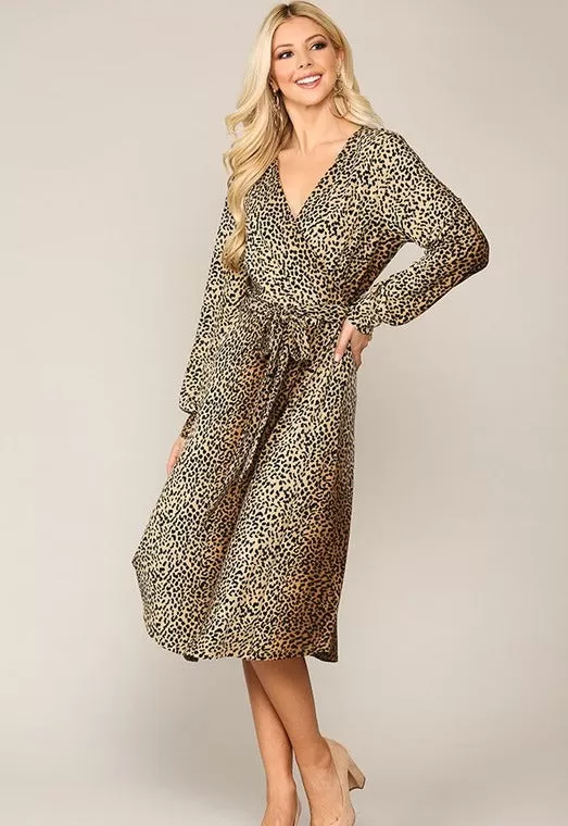 Alex Animal Midi Dress