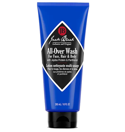 All-Over Wash for Face, Hair & Body by Jack Black