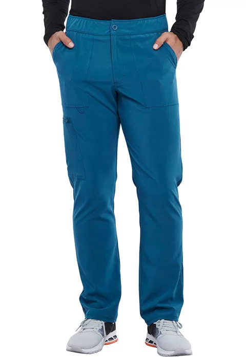 Allura by Cherokee Men's Fly Front Cargo Scrub Pant CKA186