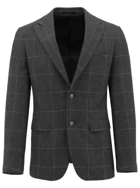 Amalfi Charcoal Checked Sports Jacket