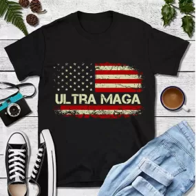 American Flag Ultra Maga T-Shirt