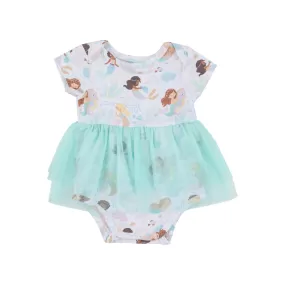 Angel Dear Twirly S/S Tutu Bodysuit Dress - Magical Mermaids