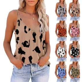 Animal Print Loose Fitting Tank top